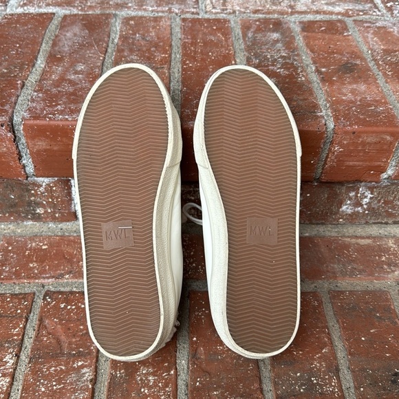 Madewell Sherpa Edition Sidewalk Low-Top Sneakers in Leather Women's Size 7 - Picture 6 of 7